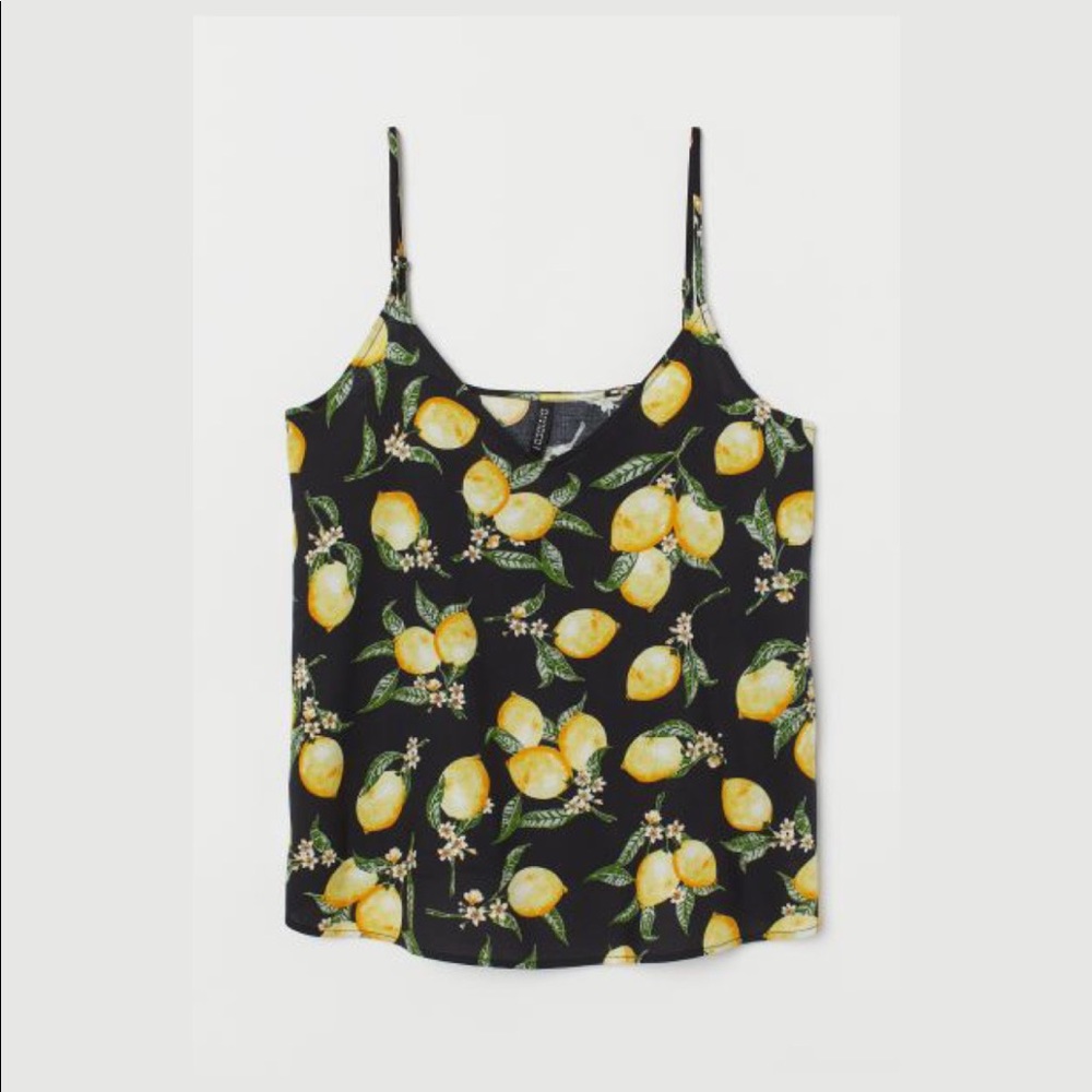 H&M lemon tank top